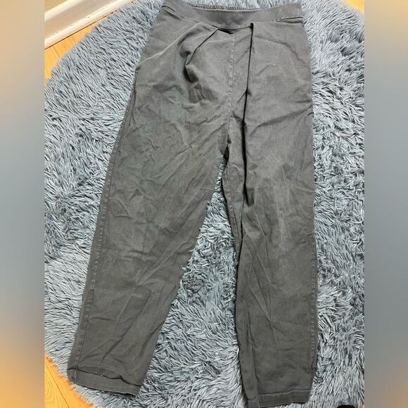Mien Gray Tapered High Rise Studio Pants Size L - Picture 2 of 6